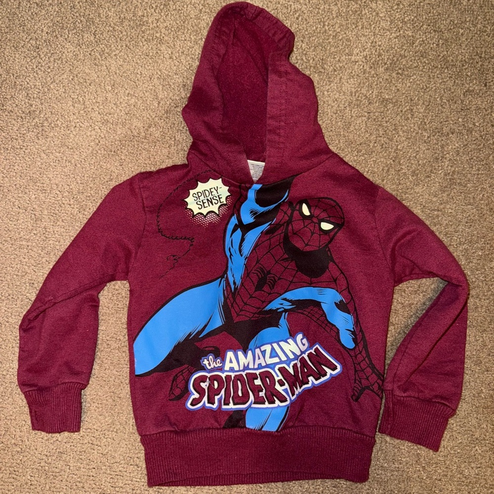 Marvel Spider-Man Kids Hoodie - Red